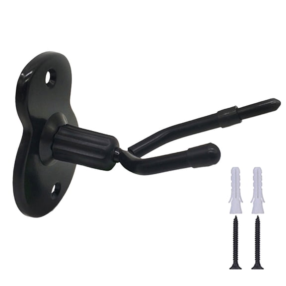 Violin Viola Wall Mount Hanger, U-Shaped Wall Hanger Mount with Bow Hook, Soft Padding, Violin Storage Hook for Home Studio(One Pcs)