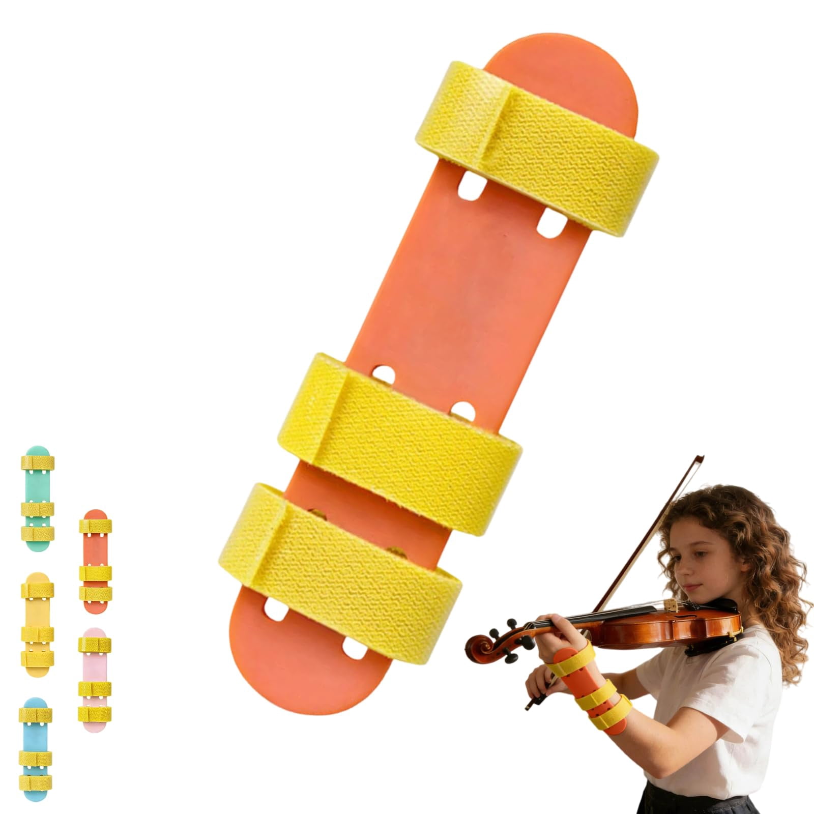 Violin Wrist Practice Aid, Adjustable Corrector for Students and Beginners, Breathable Violin Wrist Assistant, Straight Wrist Trainer for Violin Students Music Lessons Orchestra