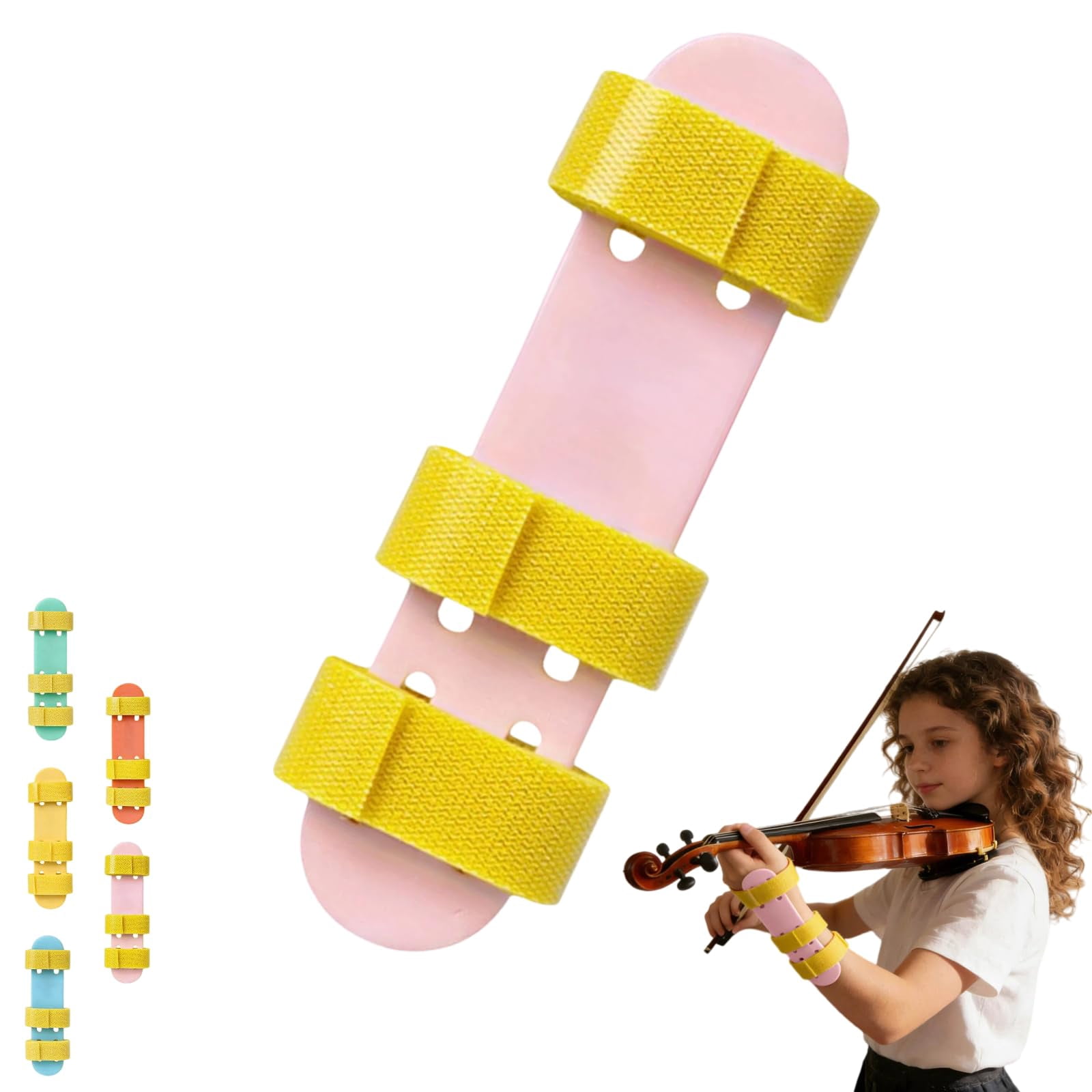 Violin Wrist Practice Aid, Adjustable Corrector for Students and Beginners, Breathable Violin Wrist Assistant, Straight Wrist Trainer for Violin Students Music Lessons Orchestra