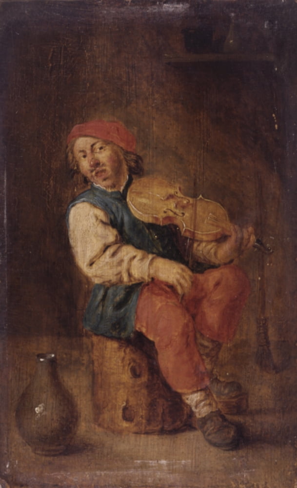 Violine Player Canvas Art - (24 x 36)