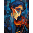 thumbnail image 1 of Violinist Abstract Art Canvas Wall Art, Wall Decor for Living Room Bedroom Dining Room Hallway, 1 of 8
