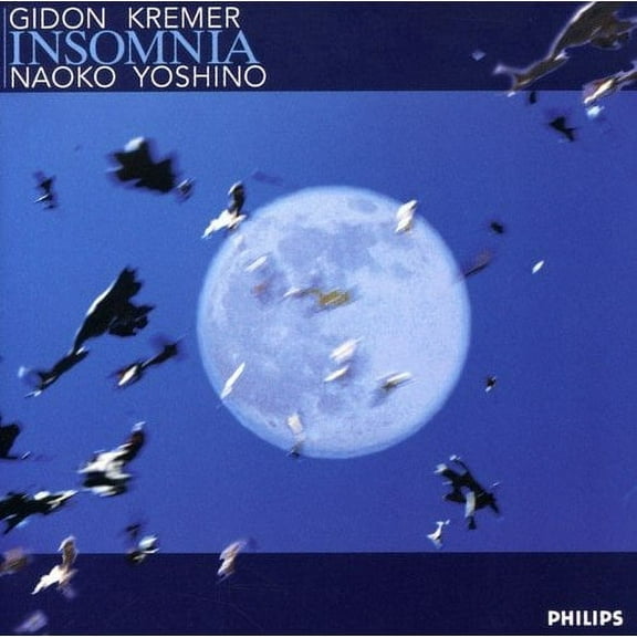 Violinist Gidon Kremer has taken listeners on many memorable journeys through adventurous musical waters over the years, and the present disc pairs him with harpist Naoko Yoshino in a globe-spanning program that manages both striking diversity and inner coherence. INSOMNIA takes off from its title track, a work written for these performers by Yuji Takahashi, on a circular stream-of-consciousness wander through nocturnal realms, with music embodying repetition and stasis, meditation and memory. The New Age-like concept and cover art, however, accompany a consistently thoughtful program assembled with striking intelligence. The avant-garde aspect of several of the works is somewhat tempered by the beauty of the instrumentation and of these particular performances.<BR>Thought-provoking above all are the mutual international influences documented here (from Asia to Europe to Asia to America to...), and the focus on a strain in musical modernism that embraces Satie, Cage, Takemitsu and Prt as well as more unlikely candidates such as Richard Strauss and Jean Franaix, whose insouciant duets make for a welcome lively touch in the center of the program. INSOMNIA may lull the listener momentarily, but the rich variety of related sounds certainly will put no-one to sleep.