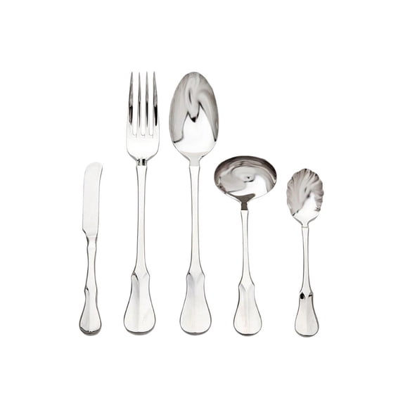 Ricci Argentieri Violino 18/10 Stainless 5pc. Hostess Serving Set