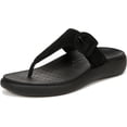 thumbnail image 1 of Vionic Activate Rx Women's Toe Post Casual Soft Sandal Black Suede 8W, 1 of 5