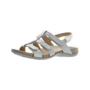 Vionic Amber Womens Sandals Silver Met Linen Size 7 M