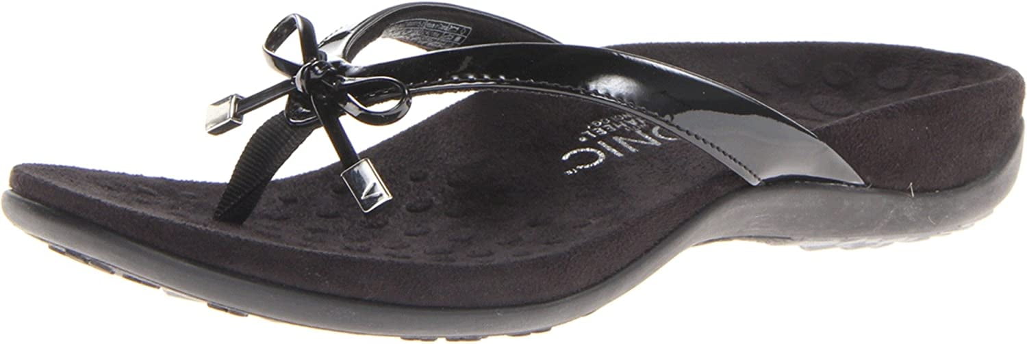 Vionic Bella Vionic Women's Bella Toe Post Sandal Black - 10000435001 - Walmart.com
