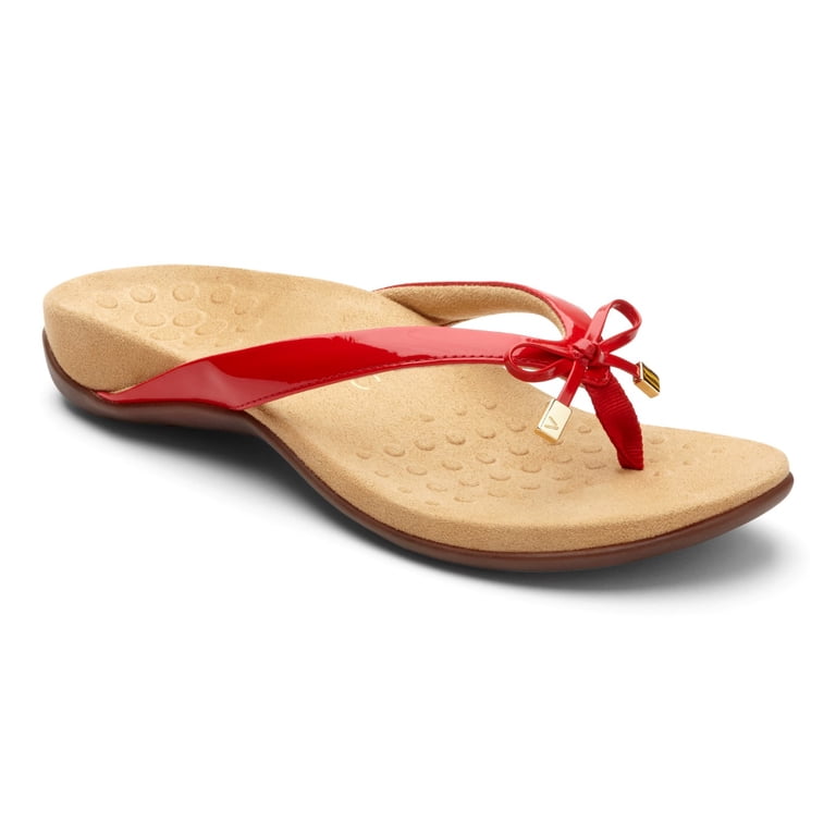 Vionic Podiatrist Designed Comfort Thong Flat Sandals s-l400.jpg main image 2