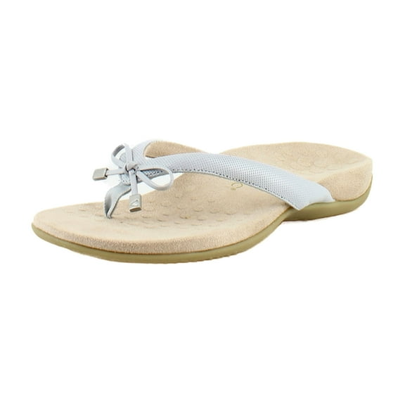 Vionic Women's Rest Bella Vapor Grey Toe Post Sandal 6.5M