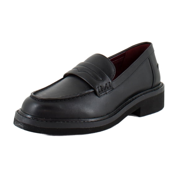 Vionic Caitlin Women's Loafers & Slip-Ons Black Vachetta Leather Size 5 M