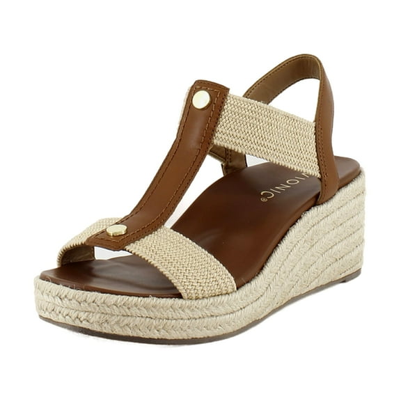 Vionic Calera Women's Sandals Camel Brown Leather Size 8.5 M