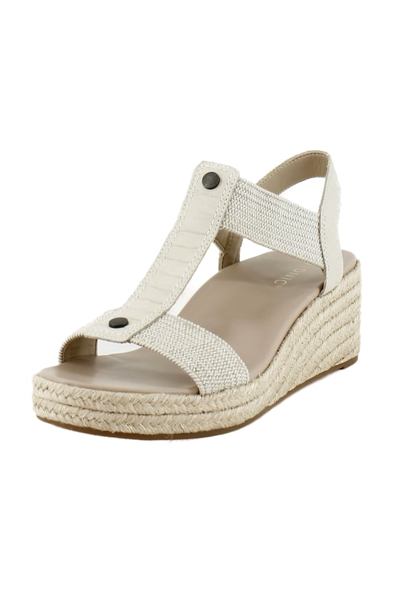 Calera Women's Sandals Cream Snake Leather/Fabric Size 12 M