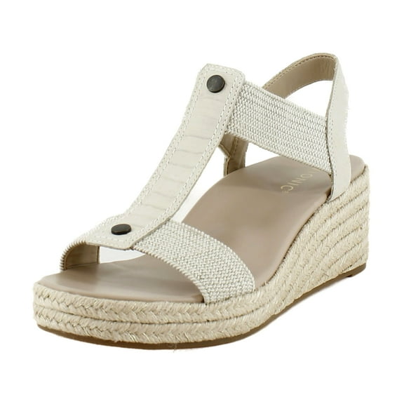 Vionic Women's Calera Ankle Straps Heeled Sandal Cream Snake 12W