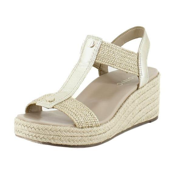 Vionic Women's Calera Ankle Straps Heeled Sandal Gold Metallic 11M