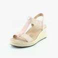 thumbnail image 1 of Vionic Calera Women's Sandals Light Pink Leather Size 10 W, 1 of 8