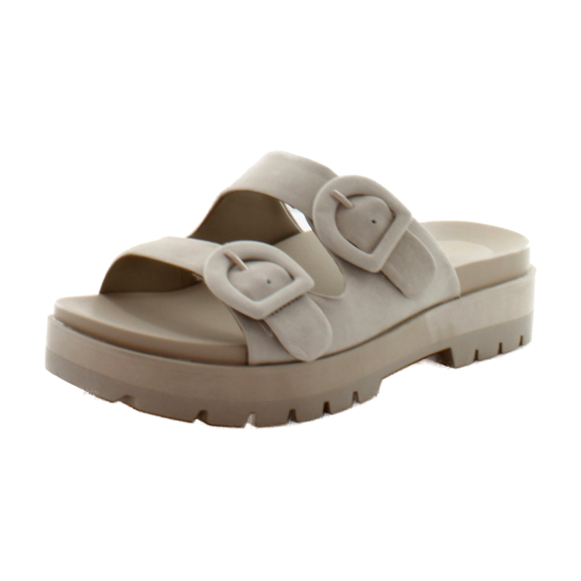 Vionic Women's Capitola Platform Sandal Oatmeal Beige Leather 5M ...