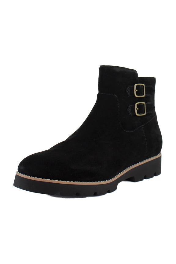 Carissa Women's Boots Black Suede Leather Size 11 M