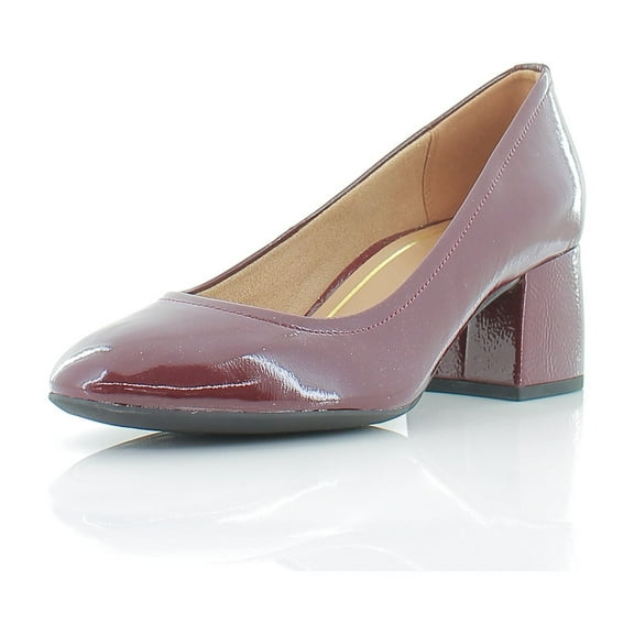 Vionic Carmel Women's Heels Syrah Crinkle Patent Size 5 M