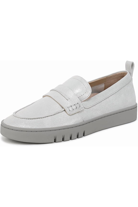 Chantel Penny Slip-On Loafer Silver 9.5M
