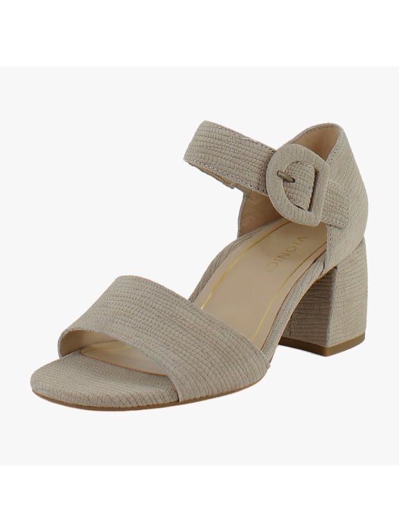 Chardonnay Women's Heels Cobblestone Suede Size 9 M