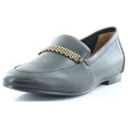 thumbnail image 1 of Vionic Charlotte Women's Flats & Oxfords Black Gold Leather Size 10 M, 1 of 8