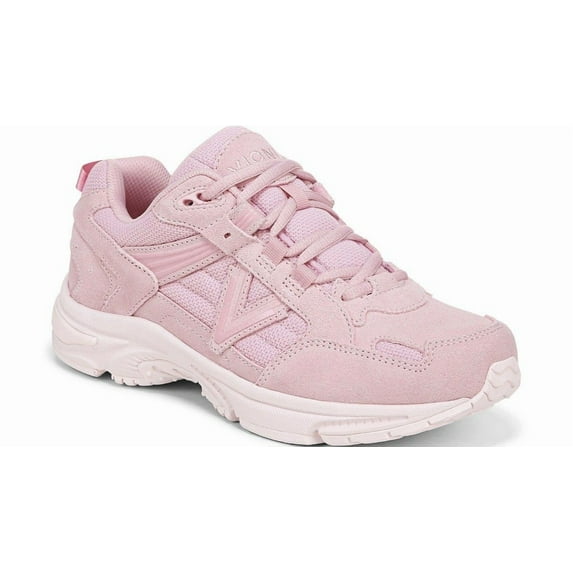 Vionic Classic Walker 2.0 Women's Athletic Walking Sneaker Cameo Pink Suede 9M