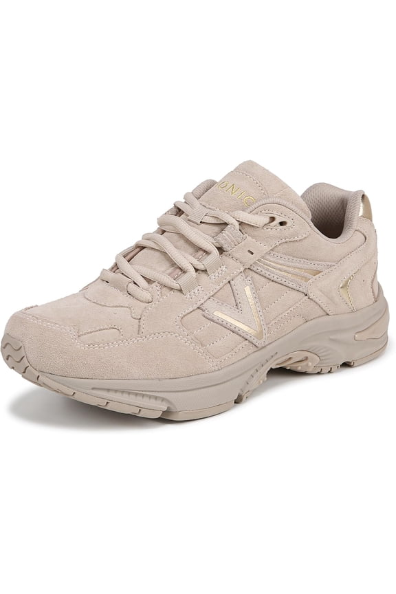 23Walk 2.0 Women's Athletic Oatmeal Gold Suede Size 8 M