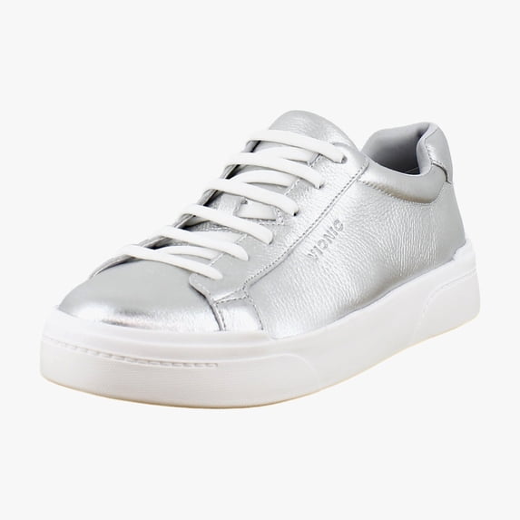 Vionic Colbie Women's Fashion Sneakers Silver Leather Size 9.5 W