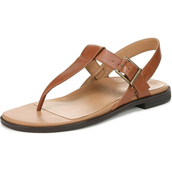 Vionic Cora Women's Sandals Tan Brown Leather Size 8.5 W