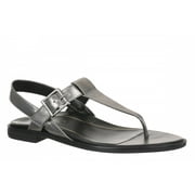 Vionic Cora Womens Sandals Pewter Metallic Leather Size 12 W