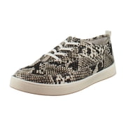 Vionic Cyan Women's Fashion Sneakers Ivory/Black Snake Canvas Size 8.5 M