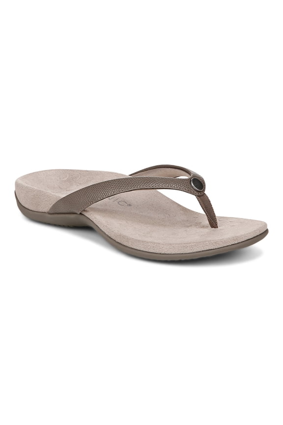 Davina Women's Sandals Stone Grey Faux Patent Leather Size 6 W