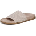 thumbnail image 1 of Vionic Womens Evie Knit Slide Sandal - Cream, 1 of 3