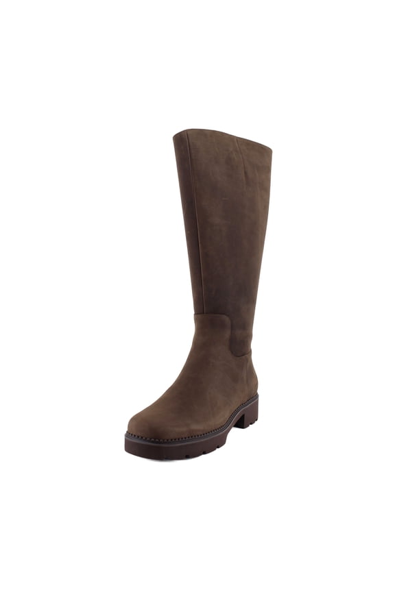 Fallbrook Wide Calf Women's Boots Chocolate Leather Size 5 M