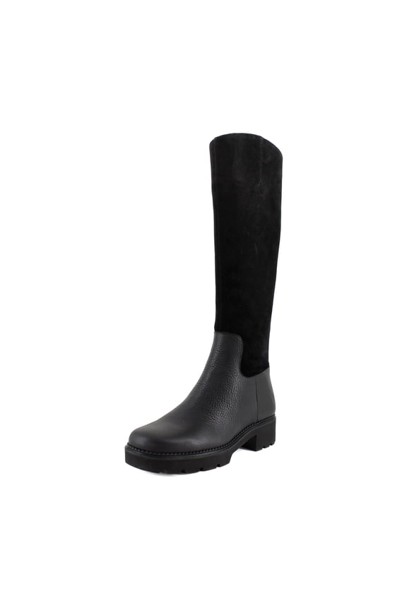 Women's Fallbrook Knee High Boot Black Suede 8M
