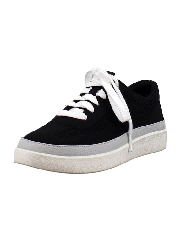Galia Women's Fashion Sneakers Black Knit Size 12 M