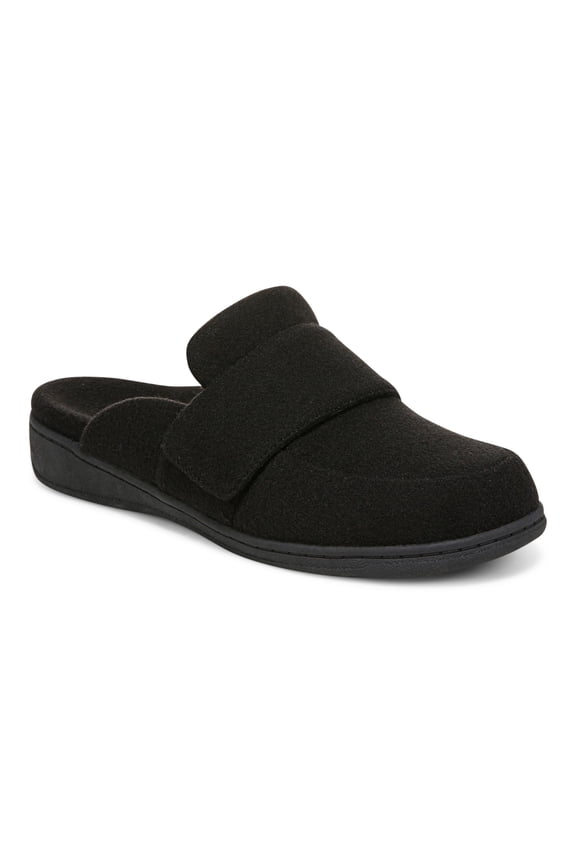 Women's Gemma II Mule Slippers Black Flannel 8M