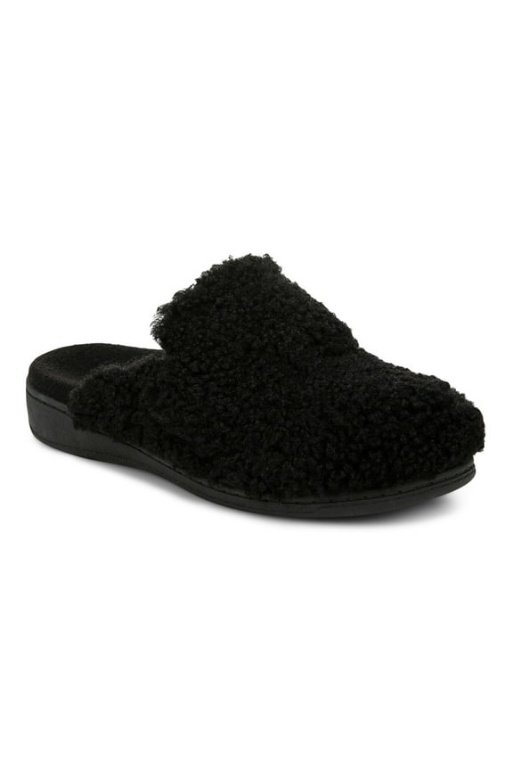 Women's Gemma II Mule Slippers Black Fabric 8M