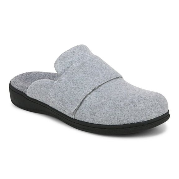 Vionic Women's Gemma II Mule Slippers Light Grey Fabric 7M