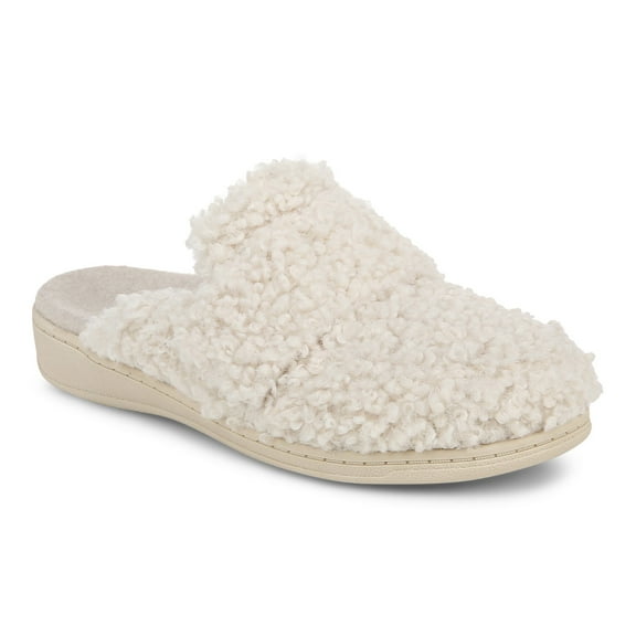 Vionic Women's Gemma II Mule Slippers Cream Shearling 13M