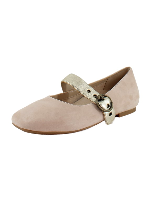 Women's Hattie Mary Jane Flat Rugby Tan Suede 11M