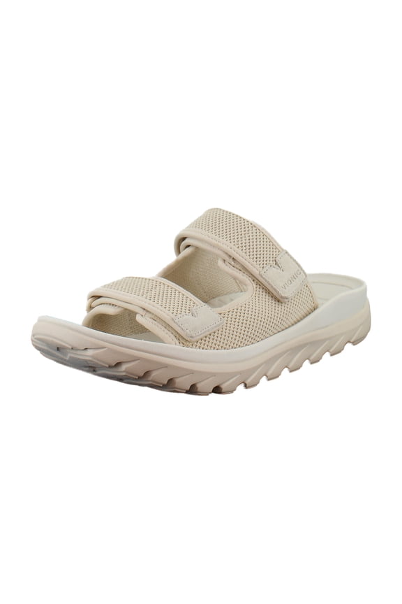 Hope RX Women's Sandals Parchment Metallic Knit/Suede Size 12 M