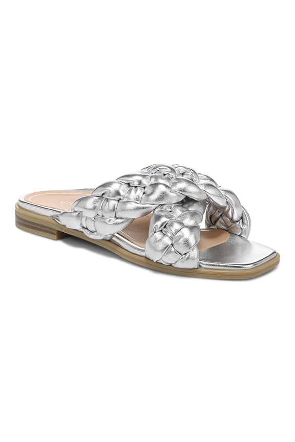 Women's Kalina Braided Sandal Silver 6.5M