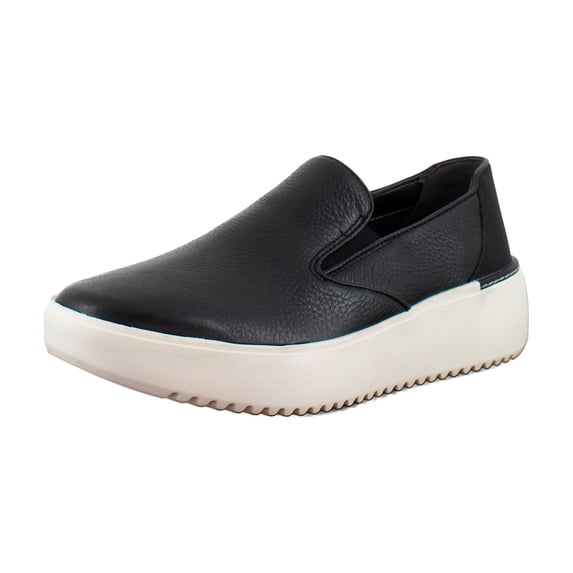 Vionic Kearny 2.0 Women's Fashion Sneakers Black Leather Size 12 M