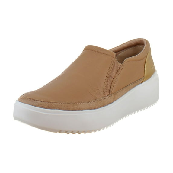 Vionic Kearny Women's Fashion Sneakers Macaroon Brown Leather Size 11 W