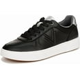 thumbnail image 1 of Vionic Women's Kimmie Court Lace-Up Sneakers Black & Silver Leather 10M, 1 of 5