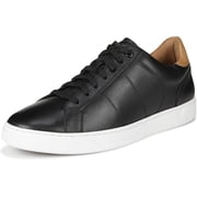 Vionic Mens Lucas II Casual Comfort Sneaker Black Tan Leather 9W