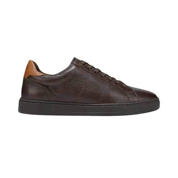 Vionic Lucas II - Men's Casual Comfort Leather Sneaker, Chocolate Ganache Brown