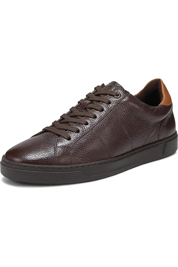 Lucas II - Men's Casual Comfort Leather Sneaker, Chocolate Ganache Brown