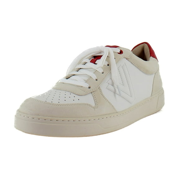 Vionic Lucas Men's Fashion Sneakers Cream/White/Red Leather Size 13.5 W