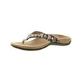 thumbnail image 1 of Vionic Womens Lucia Snk Snake Print Flat Thong Sandals, 1 of 8